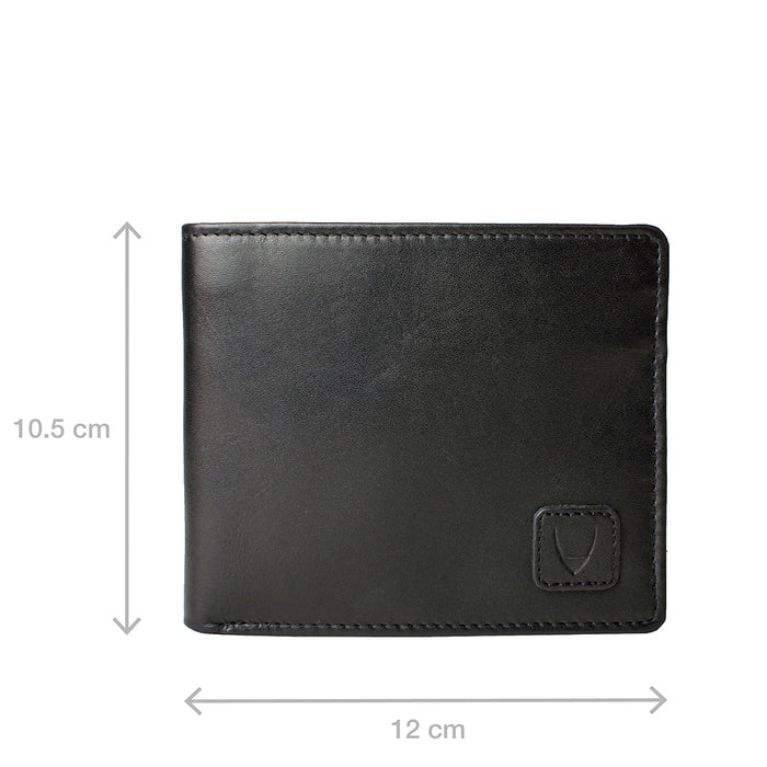 Hidesign 278-L107F BI-FOLD WALLET Black