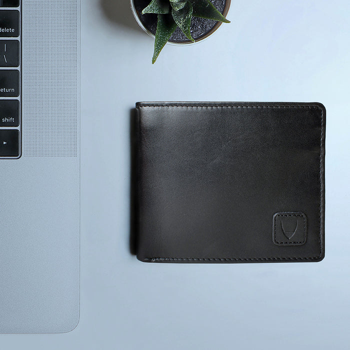 hidesign 278-L107F BI-FOLD WALLET Black