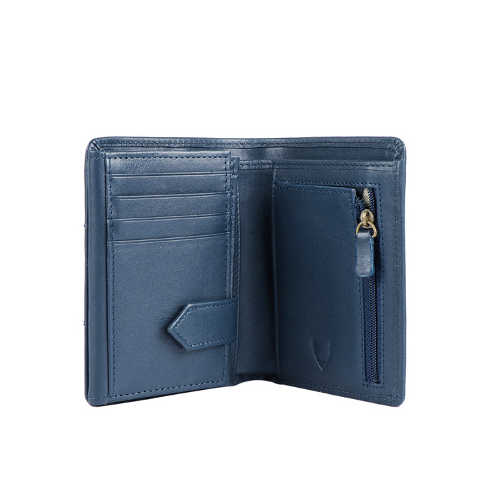 Hidesign 291-L108 BI-FOLD WALLET Blue