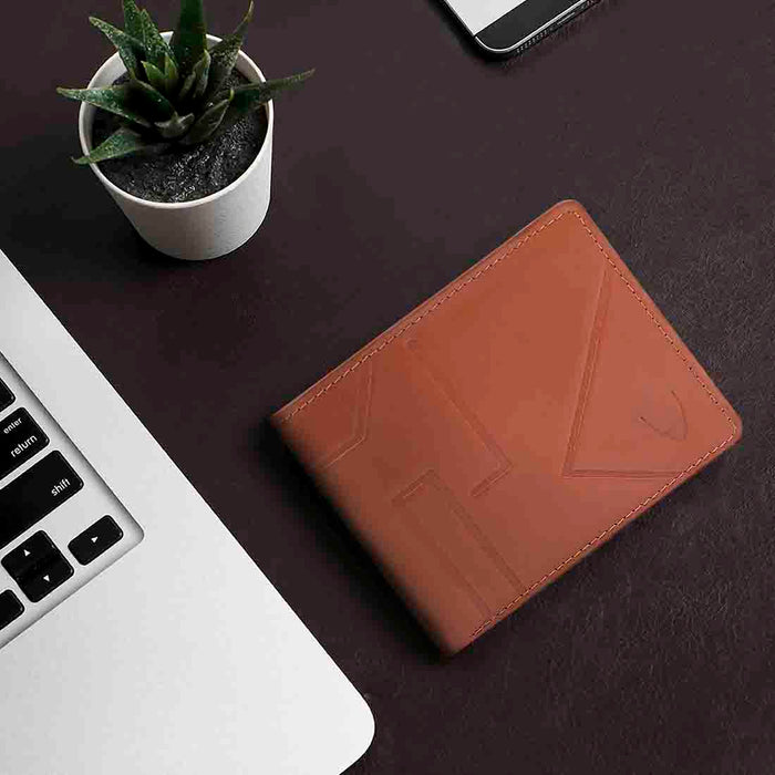 hidesign 300-017 BI-FOLD WALLET Tan