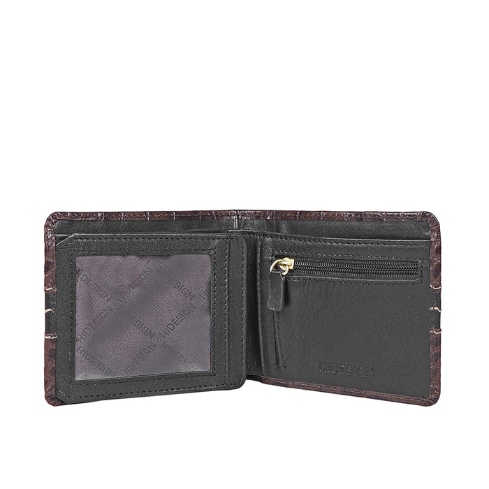 Hidesign 311-490 SB RF BI-FOLD WALLET Brown