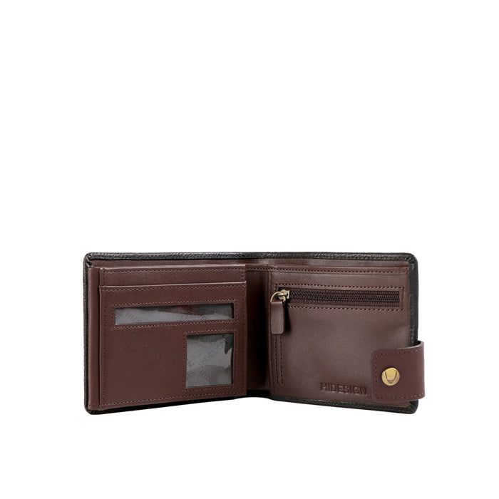 Hidesign 317-103 TF BI-FOLD WALLET Black