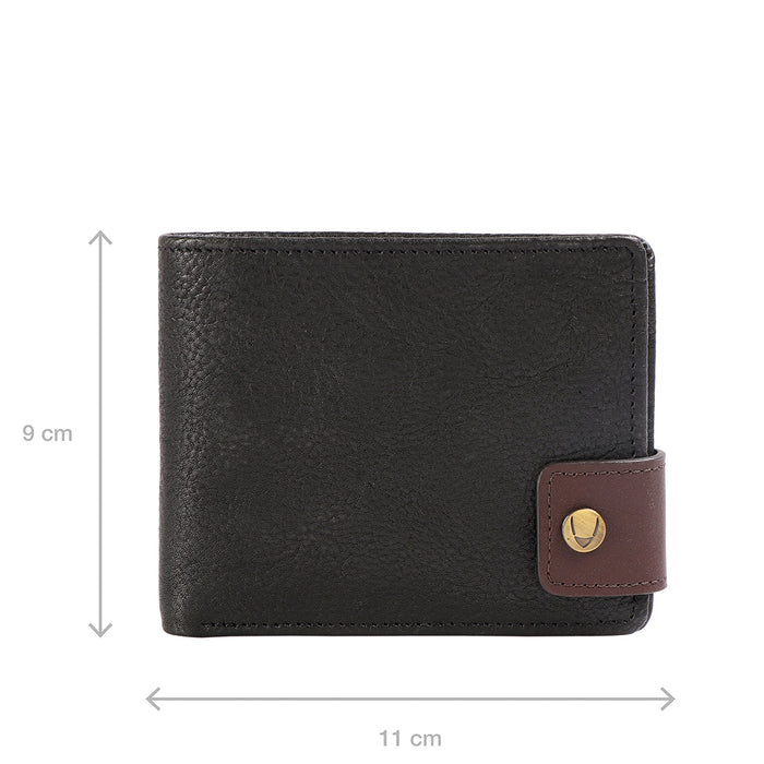 Hidesign 317-103 TF BI-FOLD WALLET Black