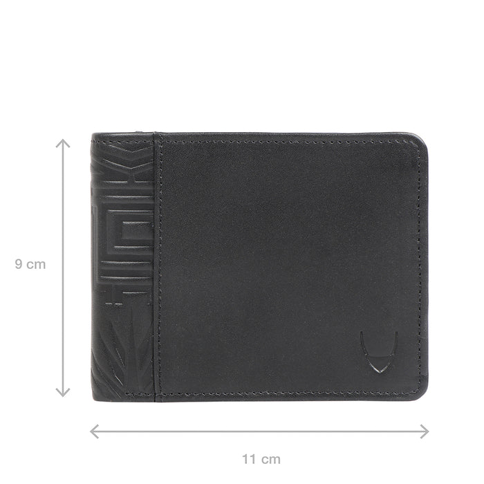 Hidesign 370-L103 BI-FOLD WALLET Black