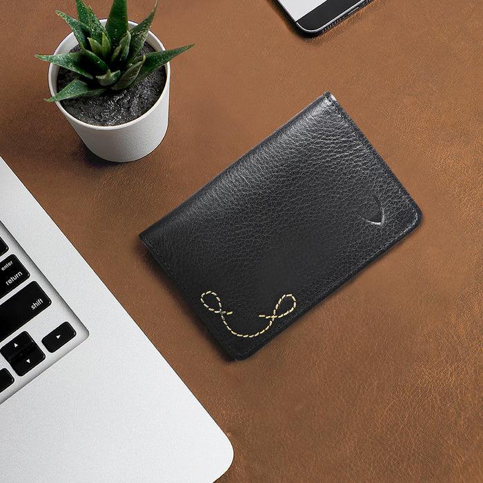 hidesign 374-020 CH CARD HOLDER Black