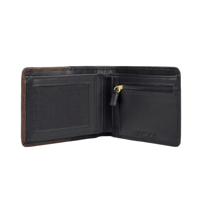 Hidesign 382-490 BI-FOLD WALLET Black