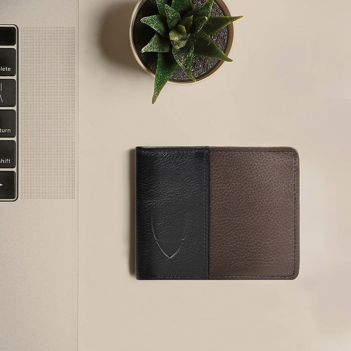 hidesign 382-490 BI-FOLD WALLET Black