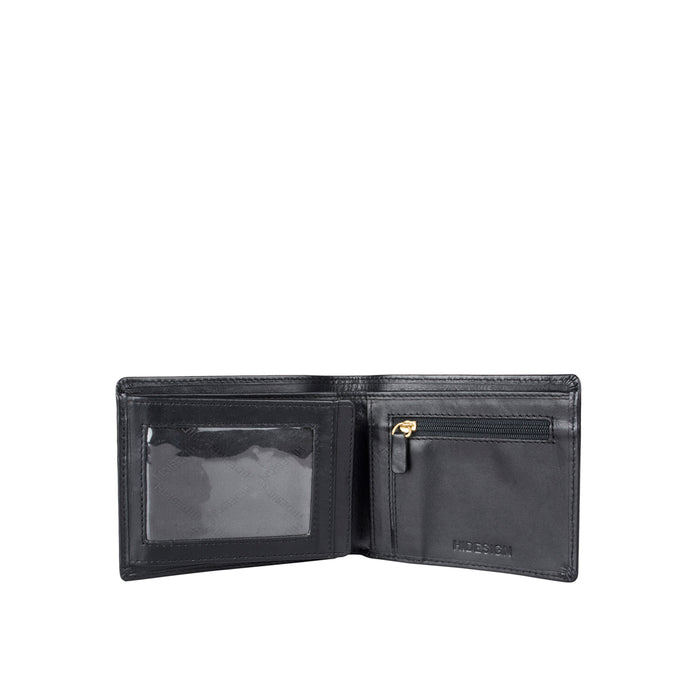 Hidesign 490 BI-FOLD WALLET Black