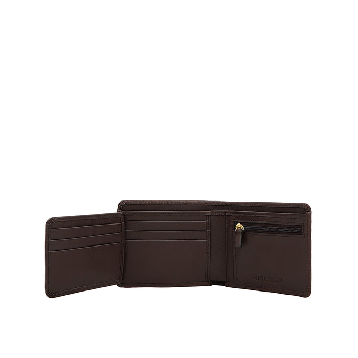 Hidesign 490 BI-FOLD WALLET Brown