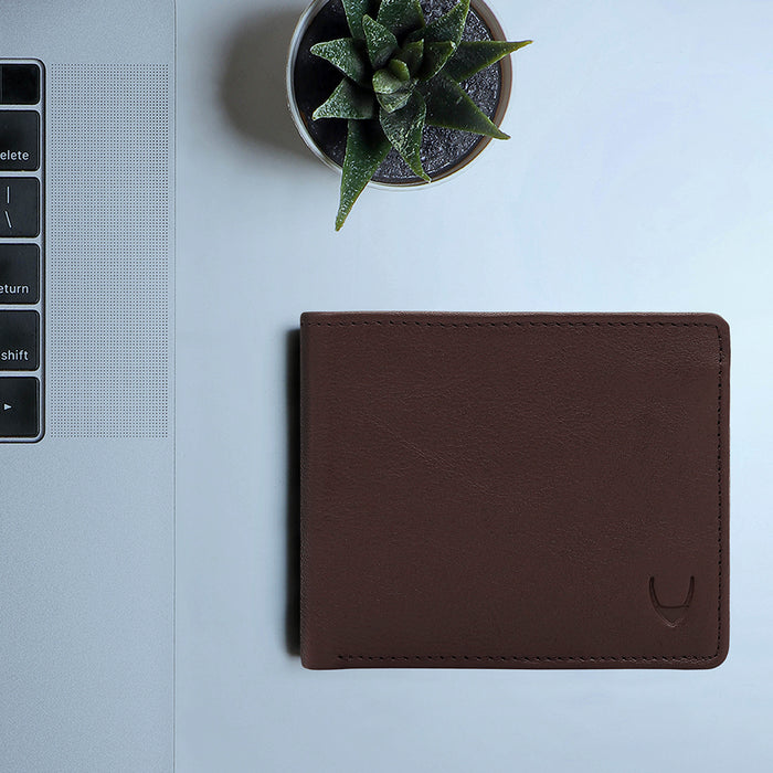 hidesign 490 BI-FOLD WALLET Brown
