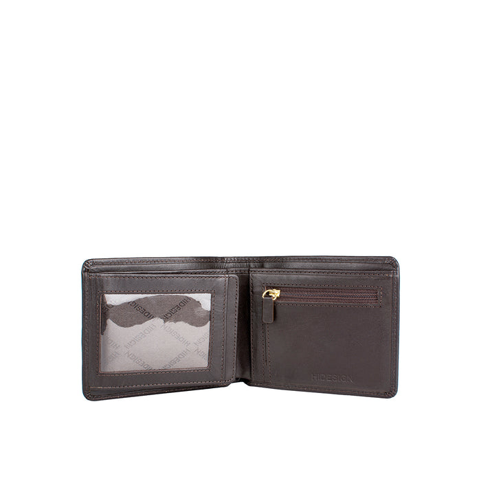 Hidesign 490 RF BI-FOLD WALLET Brown