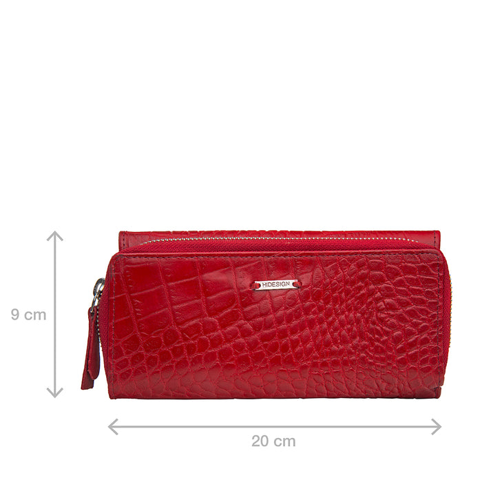 Hidesign 526 TRI-FOLD WALLET Red