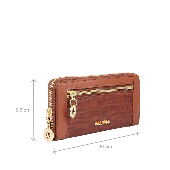 Hidesign AFFAIR W1 ZIP AROUND WALLET Tan