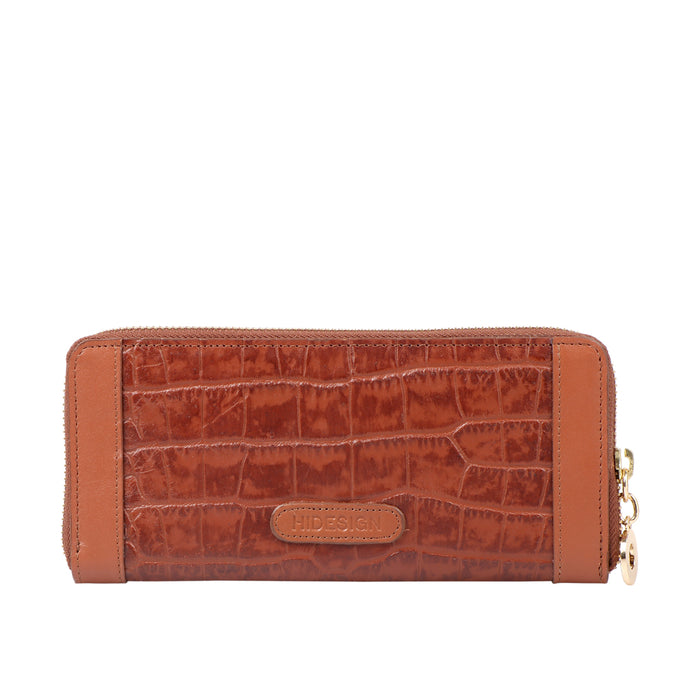 Hidesign AFFAIR W1 ZIP AROUND WALLET Tan