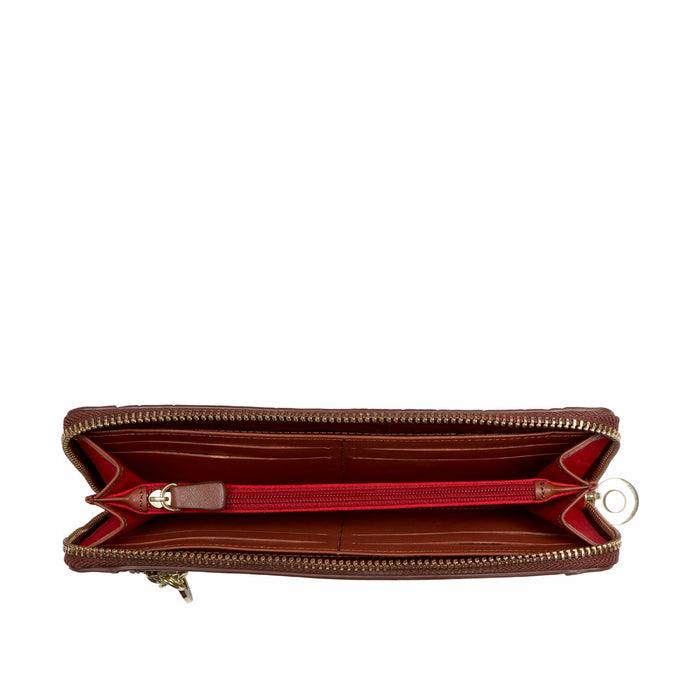 Hidesign AFFAIR W1 ZIP AROUND WALLET Tan