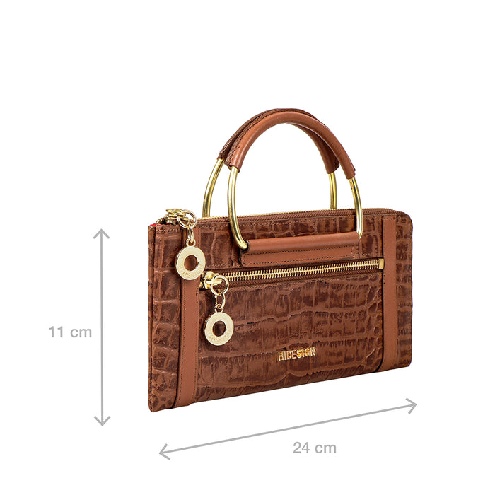 Hidesign AFFAIR W2 L-ZIP AROUND WALLET Tan