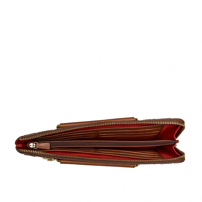 Hidesign AFFAIR W2 L-ZIP AROUND WALLET Tan