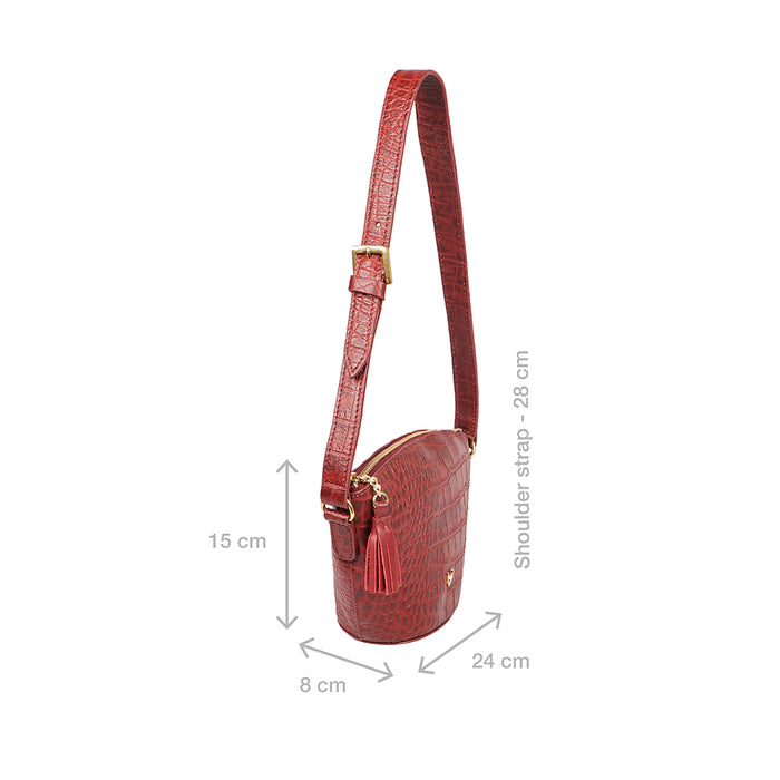 Hidesign ALICIA 03 SHOULDER BAG Red