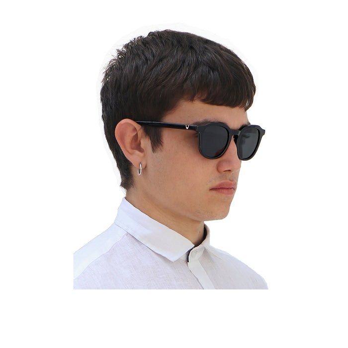 Hidesign AMALFI ROUND SUNGLASS Black