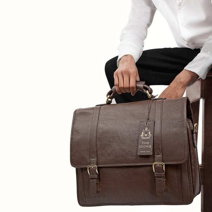 Hidesign ANDRE 4215 BRIEFCASE Brown