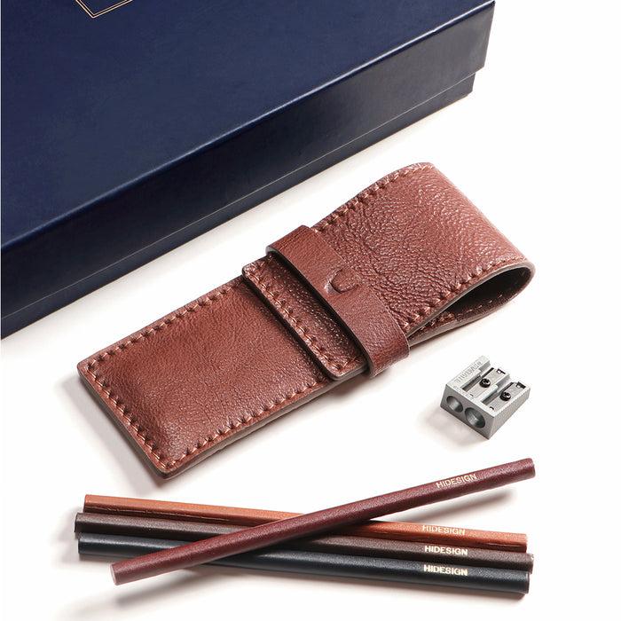 hidesign ARAGORN PENCIL CASE Brown