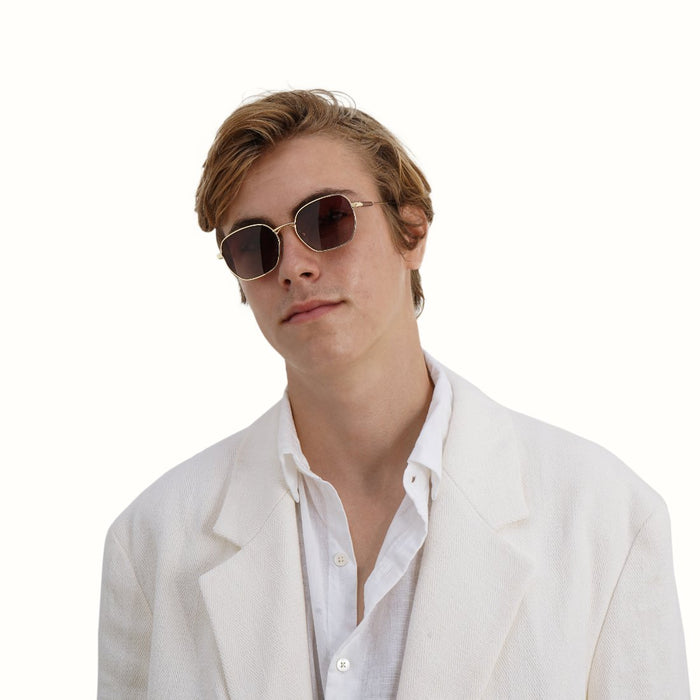 Hidesign ARUBA ROUND SUNGLASS Brown