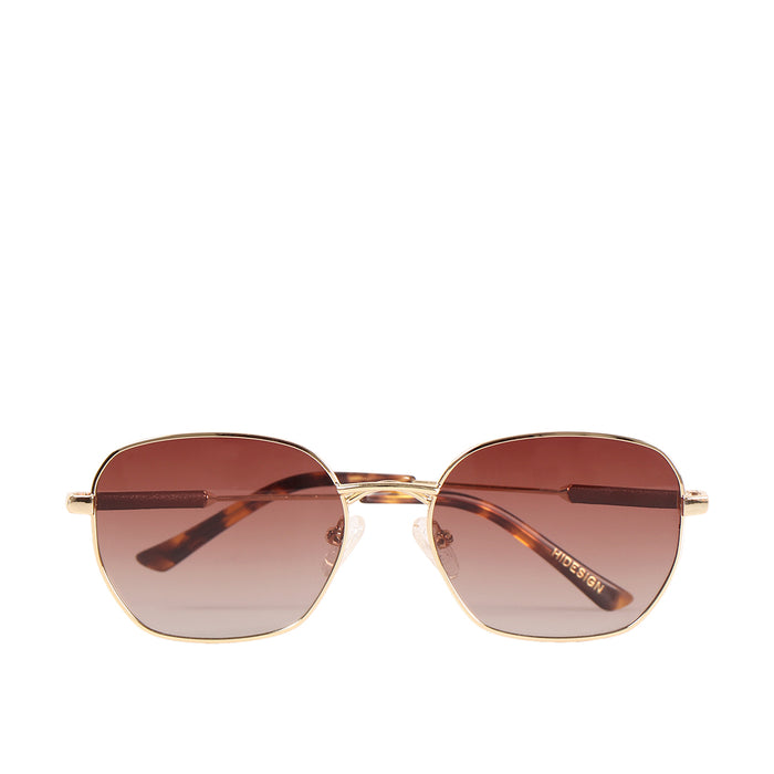 hidesign ARUBA ROUND SUNGLASS Brown