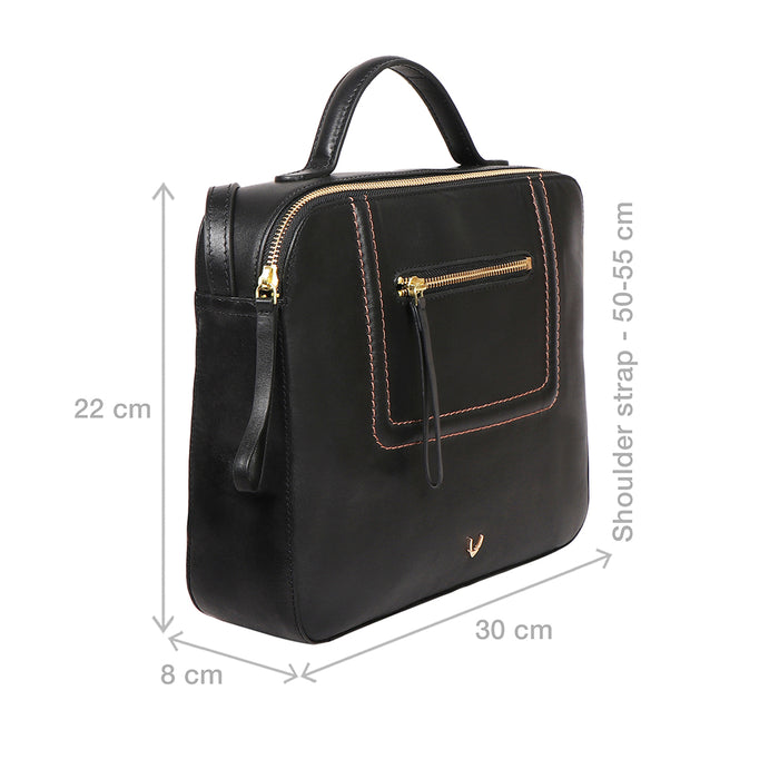 Hidesign ASPEN 04 SB SATCHEL Black