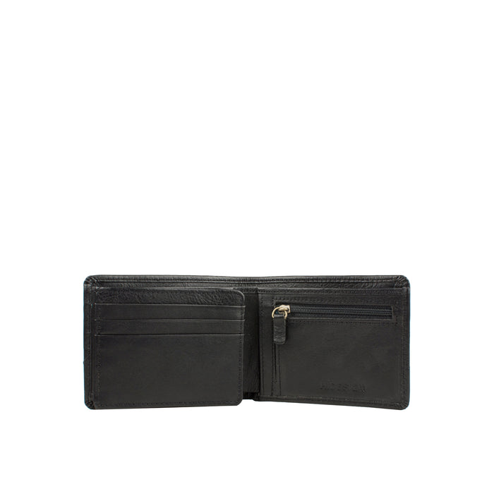 Hidesign ASW004 BI-FOLD WALLET Black