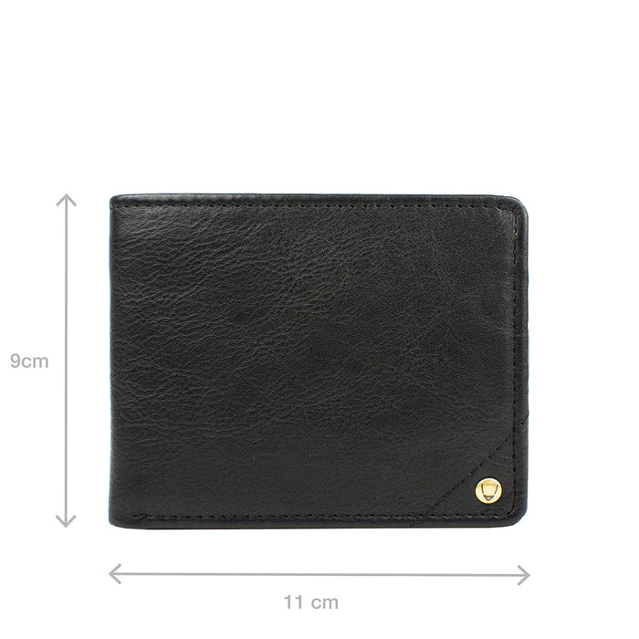 Hidesign ASW004 BI-FOLD WALLET Black