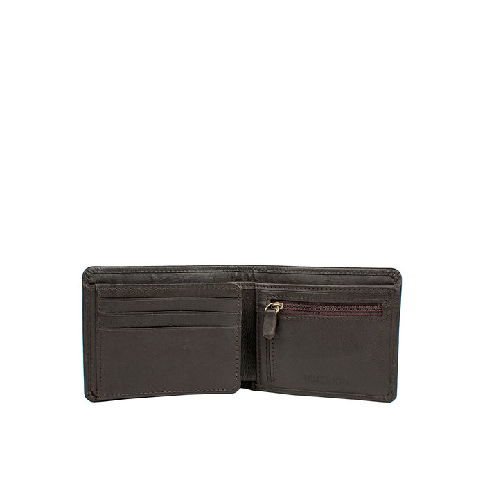 Hidesign ASW004 RF BI-FOLD WALLET Brown