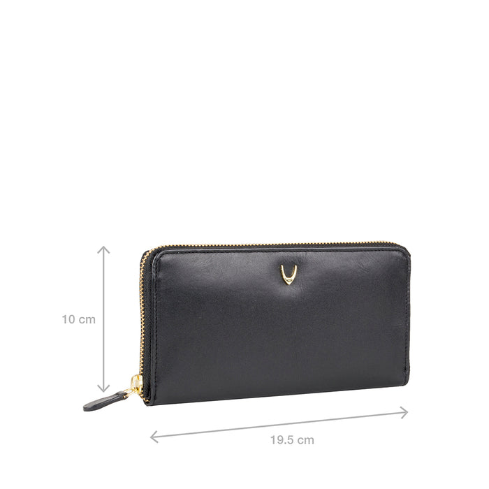 Hidesign ATLANTA ZIP AROUND WALLET Black