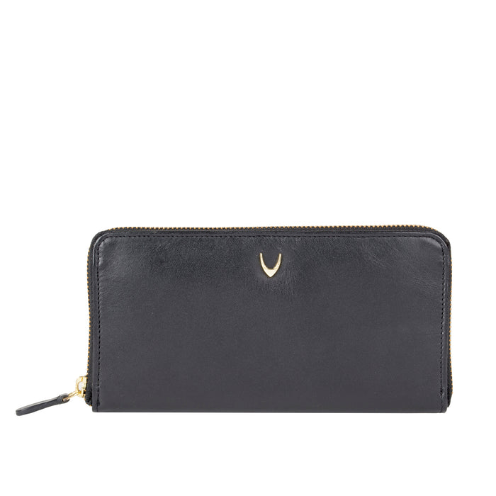 hidesign ATLANTA ZIP AROUND WALLET Black