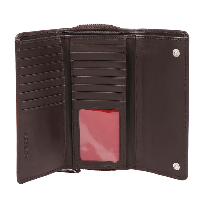 Hidesign AUCKLAND W5 TRI-FOLD WALLET Brown