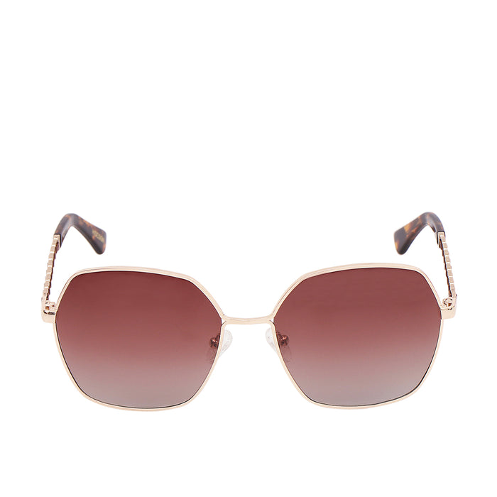 Hidesign AVALON RECTANGLE SUNGLASS Brown