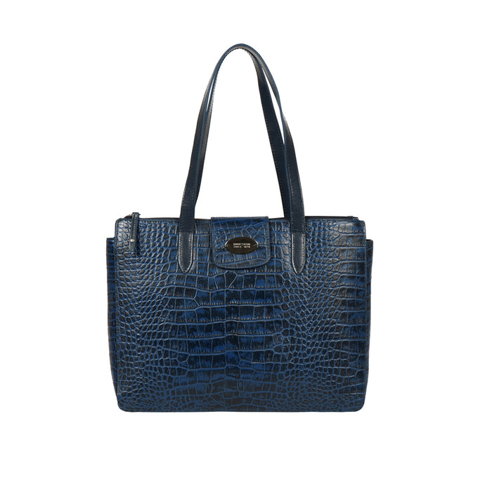 hidesign BARDOT 03 TOTE BAG Blue