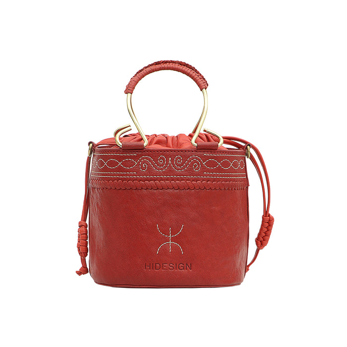 Hidesign BEDOUIN 02 BUCKET BAG Red