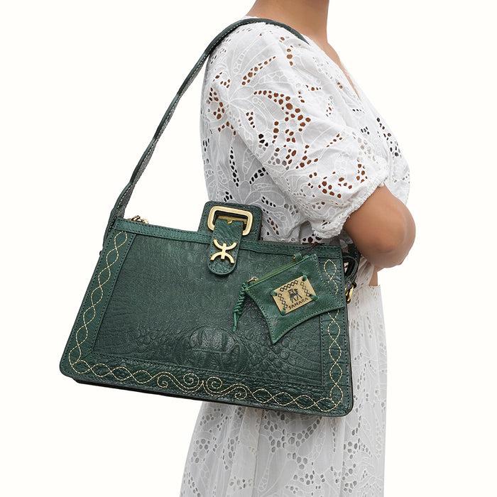 Hidesign BEDOUIN 03 SHOULDER BAG Green