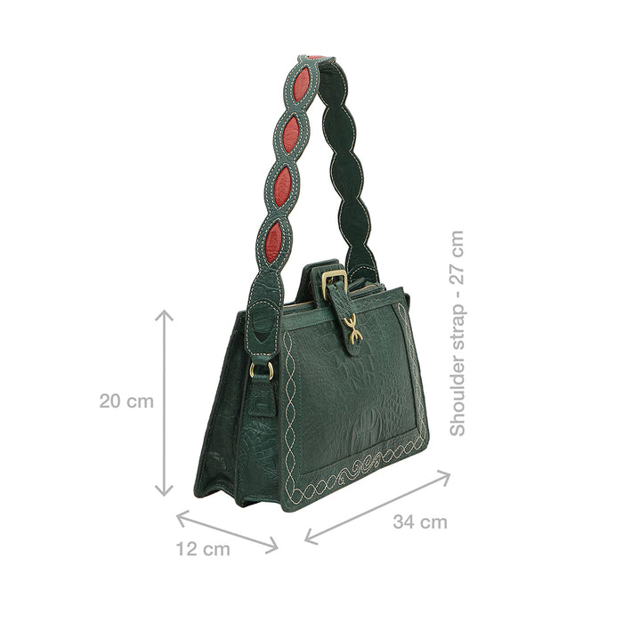 Hidesign BEDOUIN 03 SHOULDER BAG Green