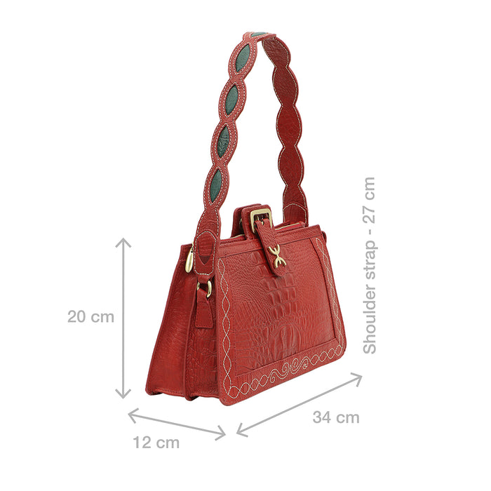 Hidesign BEDOUIN 03 SHOULDER BAG Red
