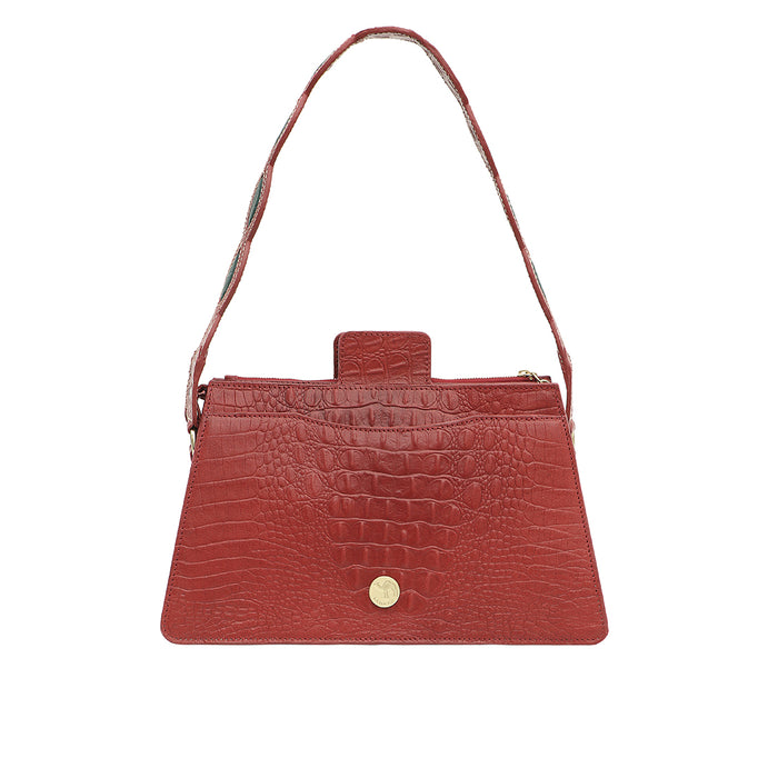 Hidesign BEDOUIN 03 SHOULDER BAG Red