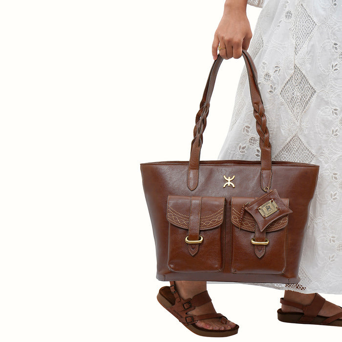 hidesign BEDOUIN 04 TOTE BAG Tan
