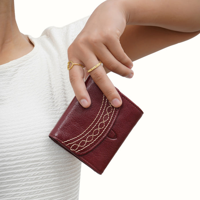 Hidesign BEDOUIN W1 BI - FOLD Red