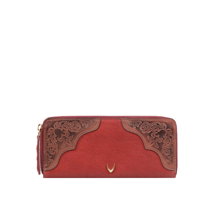 Hidesign BELLE STAR W1 ZIP AROUND WALLET Marsala