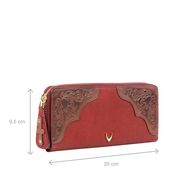 Hidesign BELLE STAR W1 ZIP AROUND WALLET Marsala