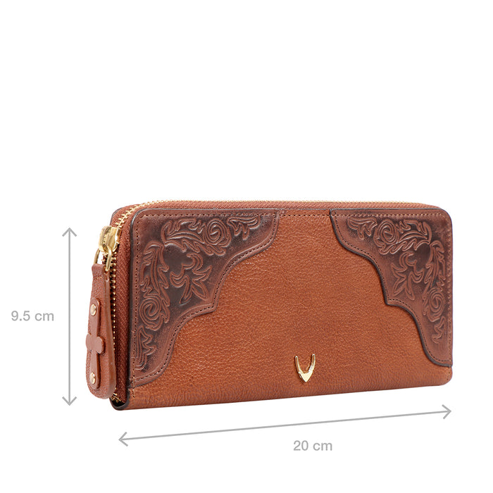 Hidesign BELLE STAR W1 ZIP AROUND WALLET Tan