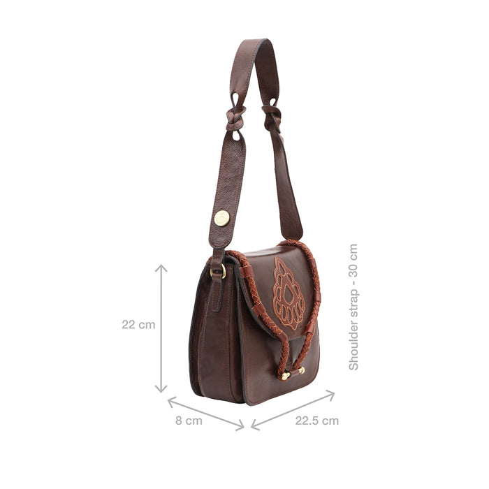 Hidesign BERBER 01 SHOULDER BAG Brown