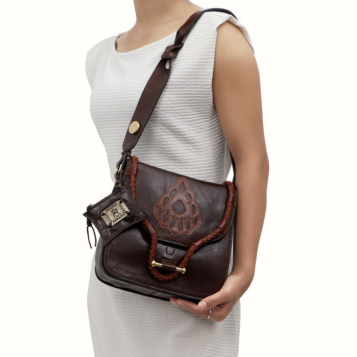 hidesign BERBER 01 SHOULDER BAG Brown