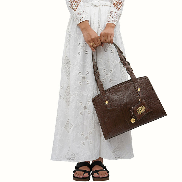 hidesign BERBER 04 SHOULDER BAG Brown