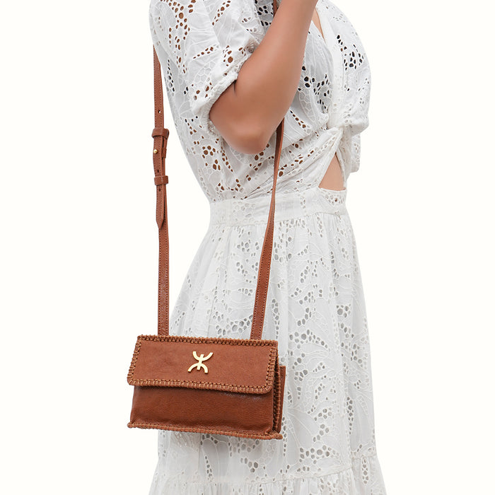 hidesign BERBER W1 SLING WALLET Tan